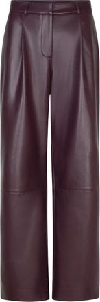 Dante6 Jules Faux Broeken - Dames - Broeken - Rood - Maat: L Leer