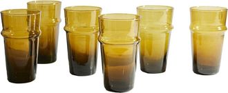 Verve Culture Beldi Stacking Glass in Amber at Nordstrom