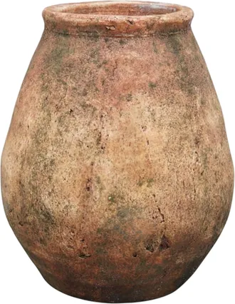 OEM Jarr&oacute;n Marr&oacute;n Vintage, Jarr&oacute;n De Terracota Envejecido Intencionalmente