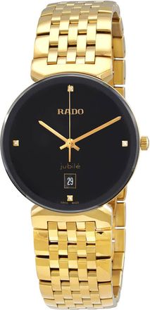Rado Florence Quartz Diamond Black Dial Unisex Watch R48914703