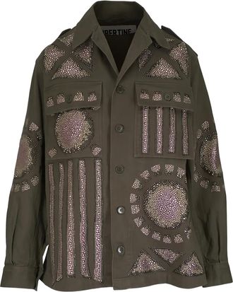 Libertine - Libertine Giacca Athena con decorazione - Verde