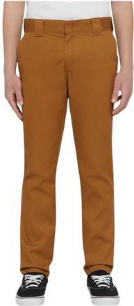 Dickies 872 Work Pant Rec - Heren - Straight fit broeken - Bruin - W34 L32 - Katoen - Broeken