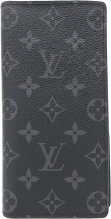 Louis Vuitton Monogram Eclipse Black Coated Canvas Long Wallet (Bi-Fold) (Pre-Owned)