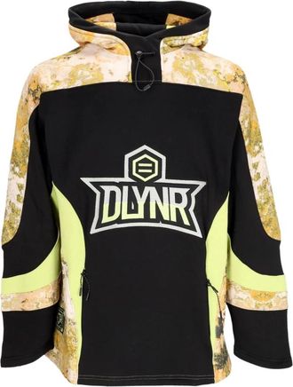 Dolly Noire Chemical Hockey Hoodie met Geitenpatch - Heren - Hoodies - Veelkleurig - L - Katoen - Hoodies & sweatvesten