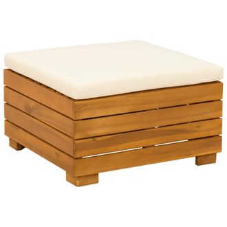 vidaXL Reposapi&eacute;s De Jard&iacute;n Madera De Acacia S&oacute;lida Marr&oacute;n Vidaxl