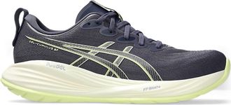 Asics Mens Gel Cumulus 27 Shoes In Indigo Fog/lucid Yellow