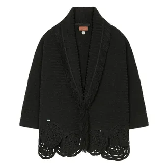 Alanui Cardigans, female, Black, Size: XS/S Island Memories Cardigan