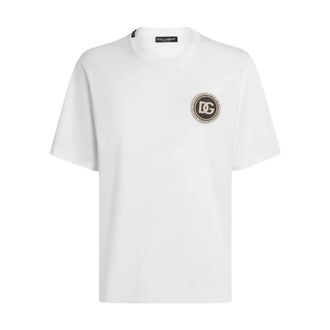 Dolce & Gabbana Training T-Shirts, male, White, Size: 2XL Training T-Shirt