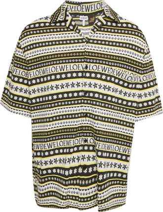 Loewe x Paulas Ibiza Camicia a maniche corte - Nero