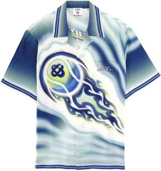 Casablanca Flaming Tennis Ball Shirt