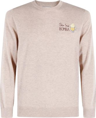 MC2 Saint Barth Heren, Truien, Bruin, Maat: S Wol