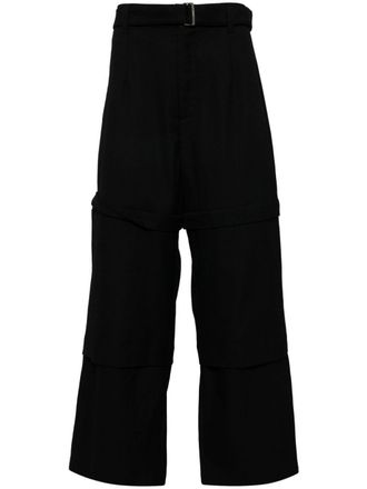 Songzio Meta pleated trousers - Black