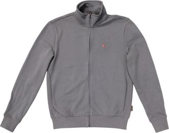 Napapijri Stormachtig Weer Jas - Heren - Vesten met rits - Grijs - S - Hoodies & sweatvesten