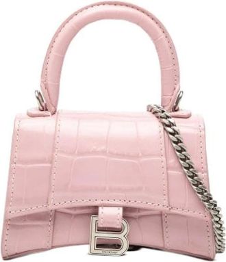 Balenciaga Pre-owned Mini Bags, female, Pink, Size: ONE SIZE Pre-owned The Hourglass Mini Bag