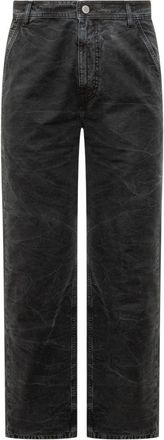 44 Label Group Black Straight Flat Front Pants
