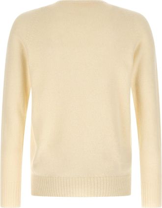 Maryya Cashmere-Wool Blend Crewneck Sweater - Cream