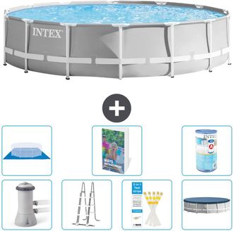 Intex Piscina Prism Frame Redonda - 427x107 Cm - 8-piezas S594