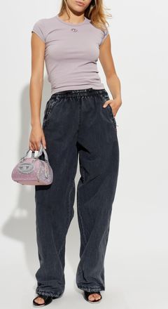 Diesel T-shirt T-ANGIE-OD, Womens, Purple