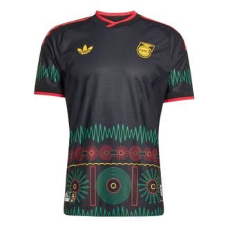 adidas Jamaica 2026 x Bob Marley Away Authentic Jersey Asia Sizing Black KB7474