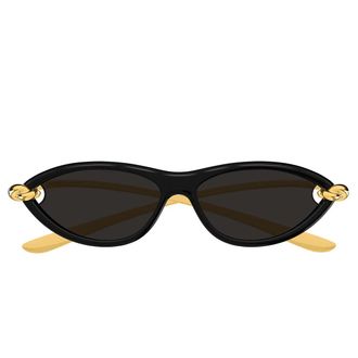 Bottega Veneta Sunglasses Bv1390 S 001 Gold/Grey Women