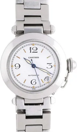 Cartier Pre-owned Cartier Pasha Automatic White Dial Ladies Watch W31015M7