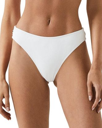Reiss Iris Button Detail Bikini Bottom