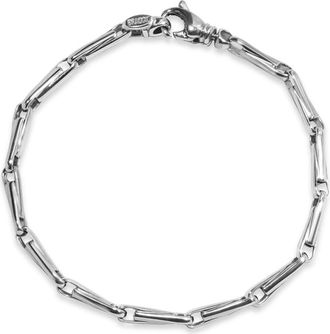 Pompeii3 Mens 14k Gold (16gram) or Platinum (25gram) 4.5mm Link Bracelet 8.5