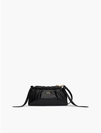 Tommy Hilfiger Womens Leather Mini Crossbody Bag - Black