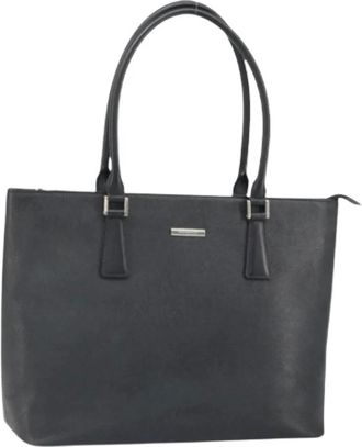 Burberry Pre-owned Tote Bags, female, Black, Size: ONE SIZE Pre-owned Tote Bag