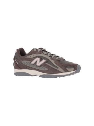 New Balance Suede and Mesh Sneaker - Brown