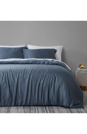 Southshore Fine Linens Premium Luxury Viscose Duvet Cover Set in Blue at Nordstrom Rack, Size King/california King