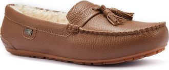 Australia Luxe Hamilton Genuine Shearling Lined Tassel Loafer in Whisky at Nordstrom Rack, Size 12