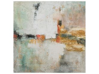 Schubiger M&ouml;bel Bild Farbkomposition in Weiss und Jadegr&uuml;n 1