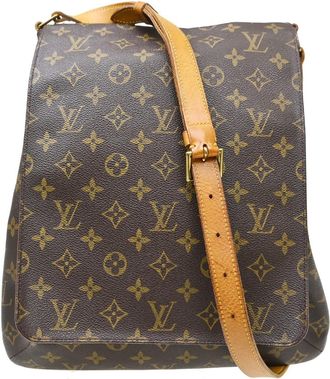 Louis Vuitton Musette Salsa Monogram Canvas Brown Canvas Handbag (Pre-Owned)
