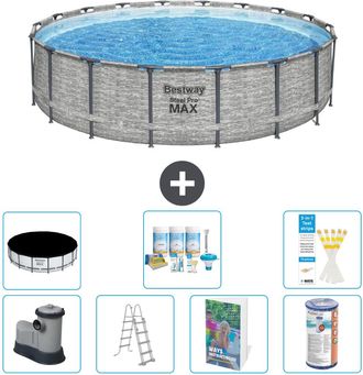Bestway Piscina Bestway Steel Pro Max Redonda - 549x122 Cm - 8-piezas S556