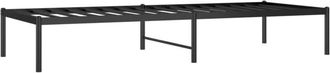vidaXL Estructura de cama sin colchón metal negro 75x190 cm Vidaxl