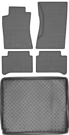 OEM Juego De Alfombrillas De Goma Para Coche Y Maletero Para Mercedes Clase E W211 Familiar (2003-2009)