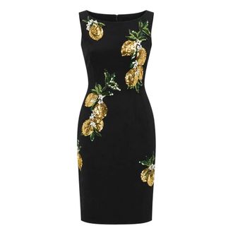 Dolce & Gabbana Feestjurk - Dames - Jurken - Zwart - Maat: XS Katoen