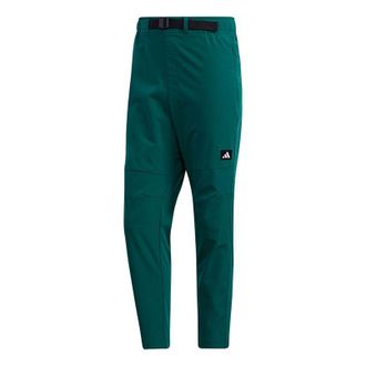 adidas Ub Pnt Twill Leisure Sports Track And Field Running Trousers Men Forest Green GM4442