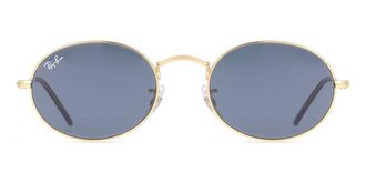 Ray-Ban RB3547N Oval 001/R5 Mens Sunglasses Gold Size 51