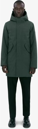 Elvine Functionele City Parka Slate Green - Heren - Winterjassen - Groen - L - Jassen