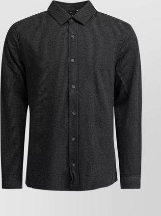 Vince long sleeve textured fabric shirts collection