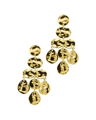 Adornia Adornia 14K Plated Cascade Earrings