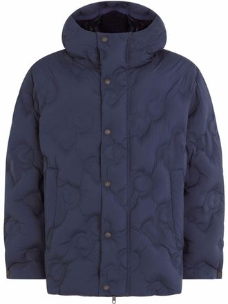 Dolce & Gabbana quilted DG logo coat - men - Polyamide/Polyamide/Polyester/Spandex/Elastane/Duck Feathers - 58 - Blue