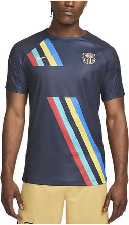 Nike FC Barcelona Away Dri-FIT Pre-Match Soccer Top Navy DN4018-452