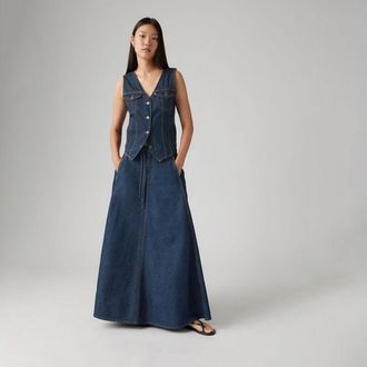 Levi's XL Skirt - Womens - 23 - Blue