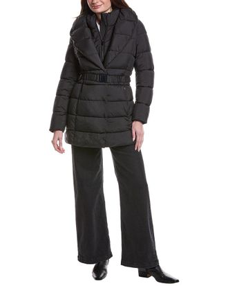 Kenneth Cole Powder-Touch Puffer Coat
