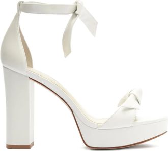 Alexandre Birman 120mm Mabeleh sandals - women - Leather/Leather/Calf Leather/Rubber - 38.5 - White