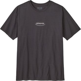 Patagonia 95 Oval Logo T-Shirt T-Shirt f&uuml;r Herren | grau