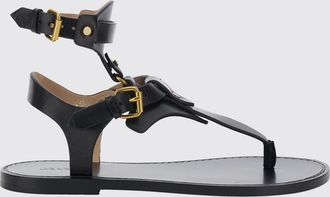 Isabel Marant Sandali infradito in pelle di vitello con tacco basso